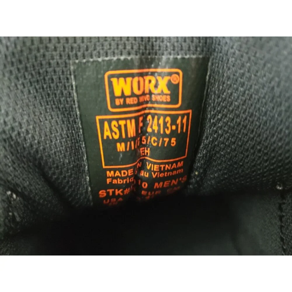 WORX by Red Wing Men’s Steel Toe Work Shoes Size 8 ASTM F2413-11 EH – Excellent_7